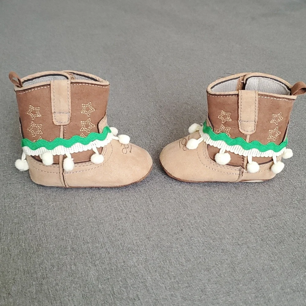 *SOLD* Western Baby Soft Sole Cowboy Boots - Picture 4 of 6